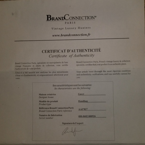 Suede Gucci GG monogram hobo bag COA included - Picture 8 of 8